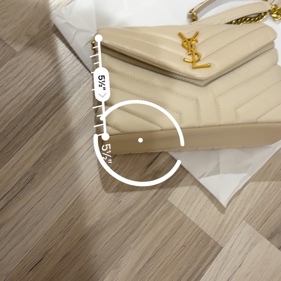 Yves Saint Laurent Cream Quilted Bag - Picture 16 of 17